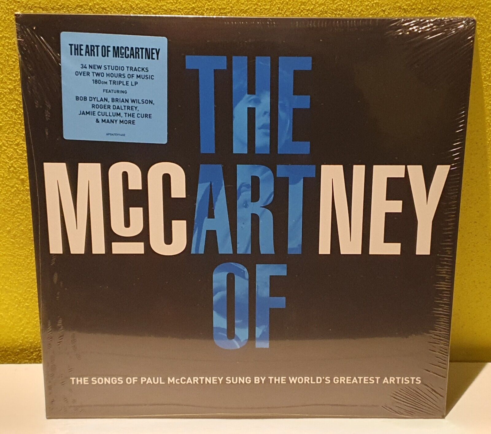 3LP THE ART OF MCCARTNEY (Arctic Poppy 2014 UK) Dylan Wilson Kiss Cure SEALED!