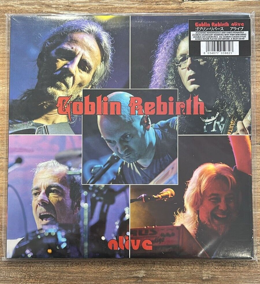 GOBLIN REBIRTH - Alive (2XLP-VINILE) Album - Sealed/Sigillato - 2016