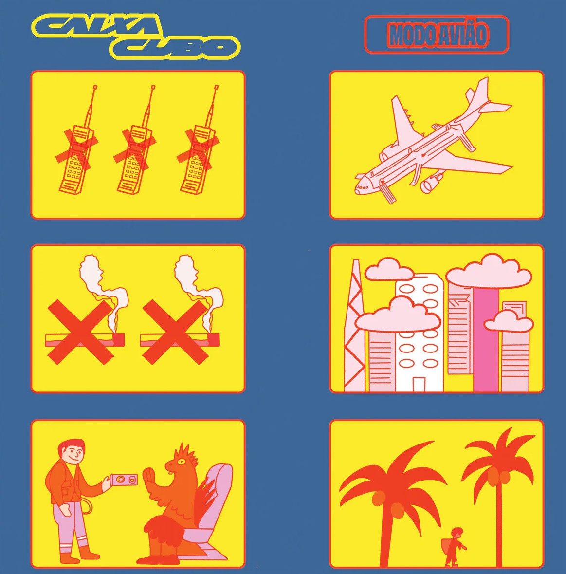 Caixa Cubo Modo Aviao (CD) Album