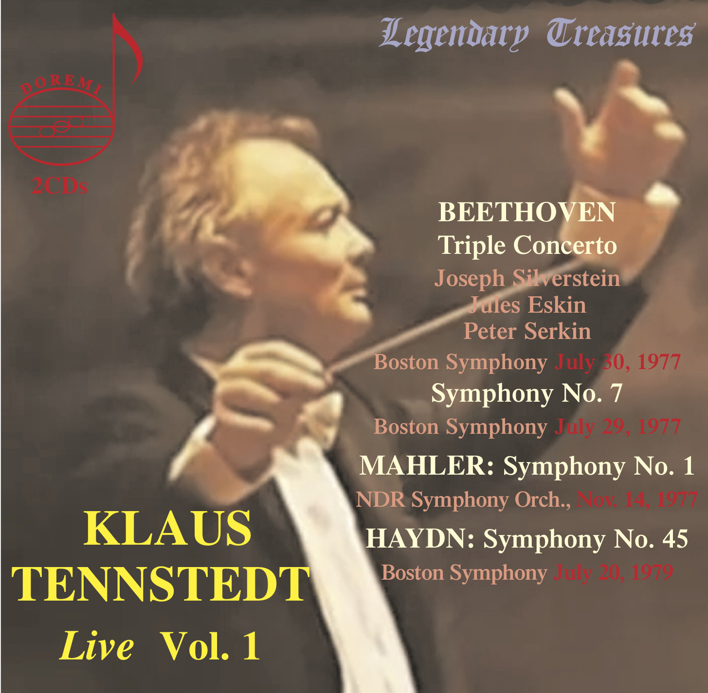 Ludwig van Beethoven Klaus Tennstedt: Live - Volume 1 (CD) Album