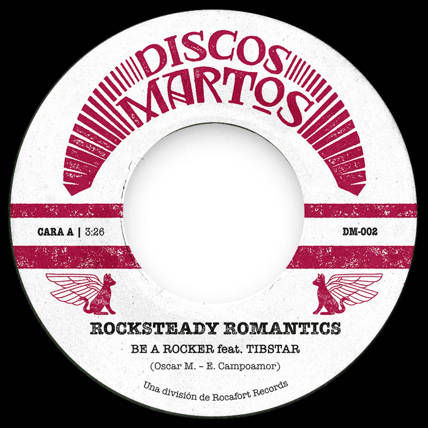 Rocksteady Romantics Be A Rocker / Soy Tu Titere 7 Inch Vinyl DM02 NUOVO