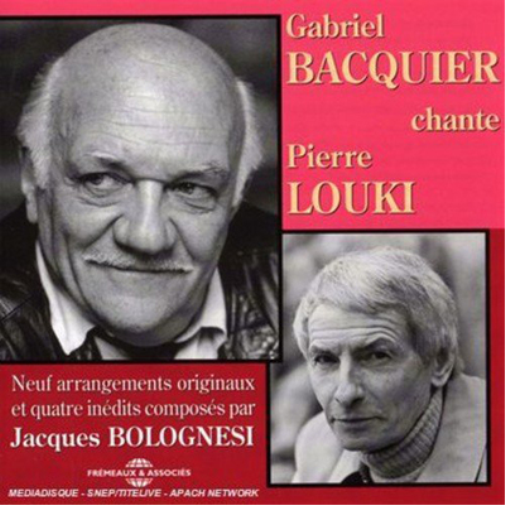 Pierre Louki Gabriel Bacquier Chante Pierre Louki (CD) Album