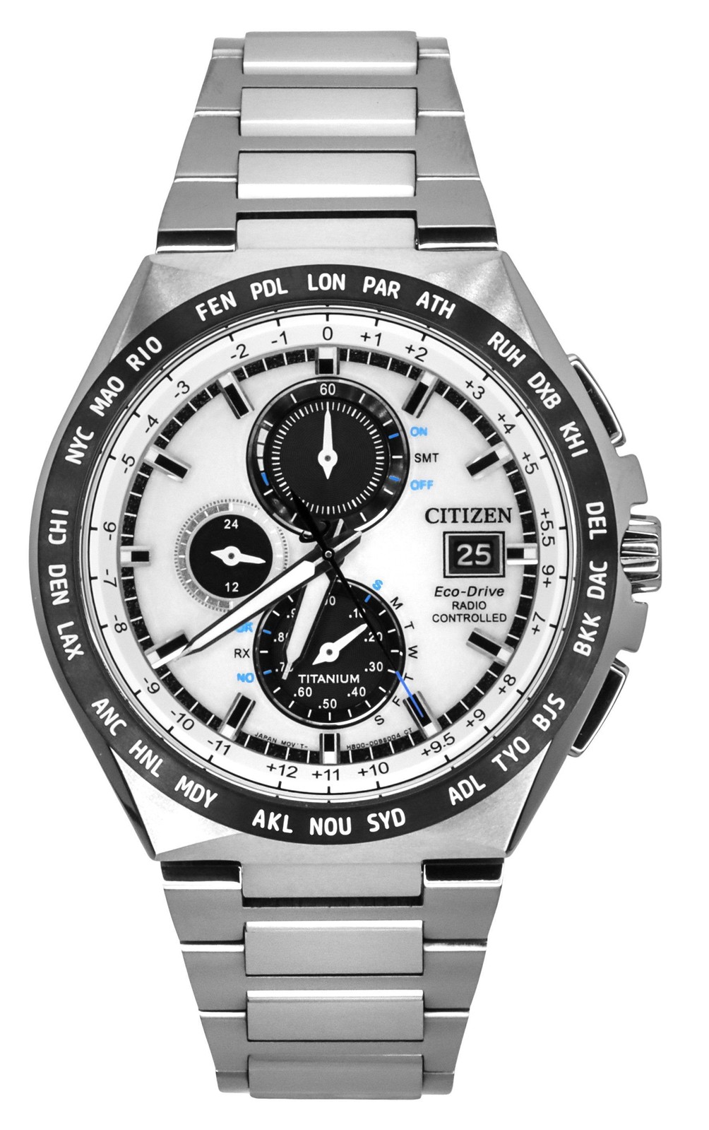 Orologio da uomo Citizen Eco-Drive Solar Chronograph AT8238-84A 100M