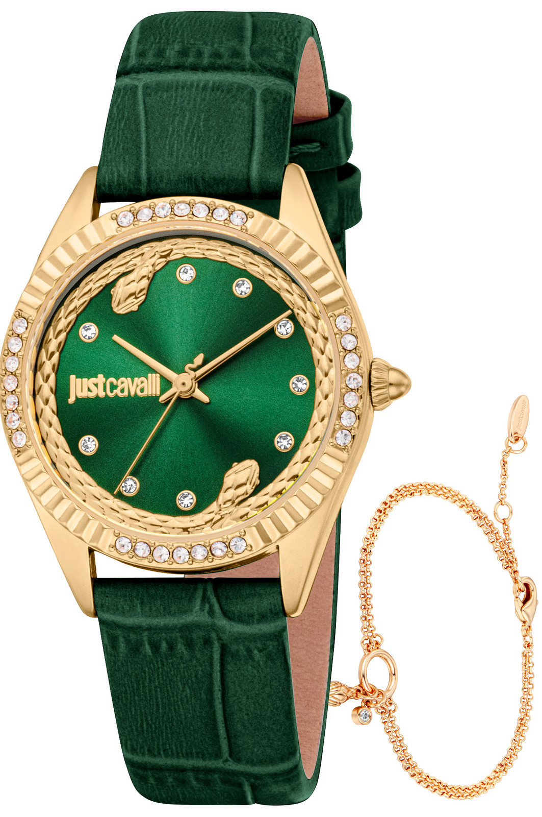 Orologio Just Cavalli  JC1L361L0025 da Donna  Verde bottiglia in Metallo