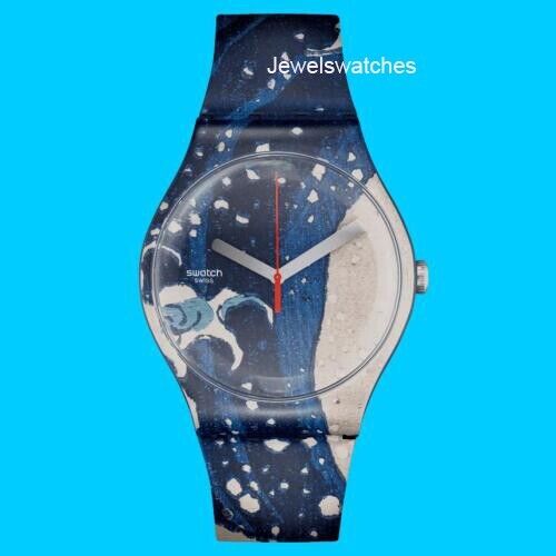 Orologio Swatch Louvre Abu Dhabi The Great Wave suoz351