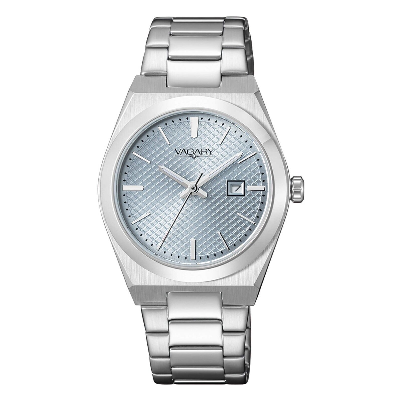 Orologio donna Vagary By Citizen IU3-118-75 acciaio colore ice blue datario 5ATM