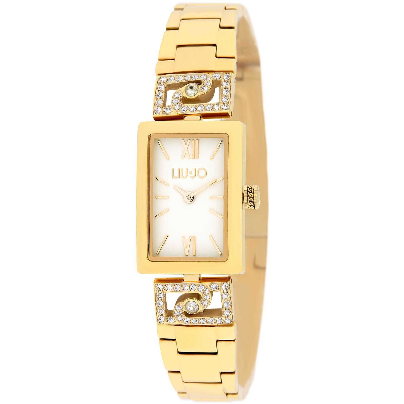 Orologio Donna LIU JO LUXURY MAYFAIR TLJ2094 Bracciale Acciaio Gold Dorato
