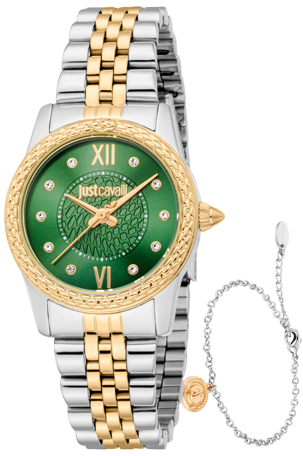 Orologio Just Cavalli  JC1L360M0085 da Donna  Verde bottiglia in Metallo