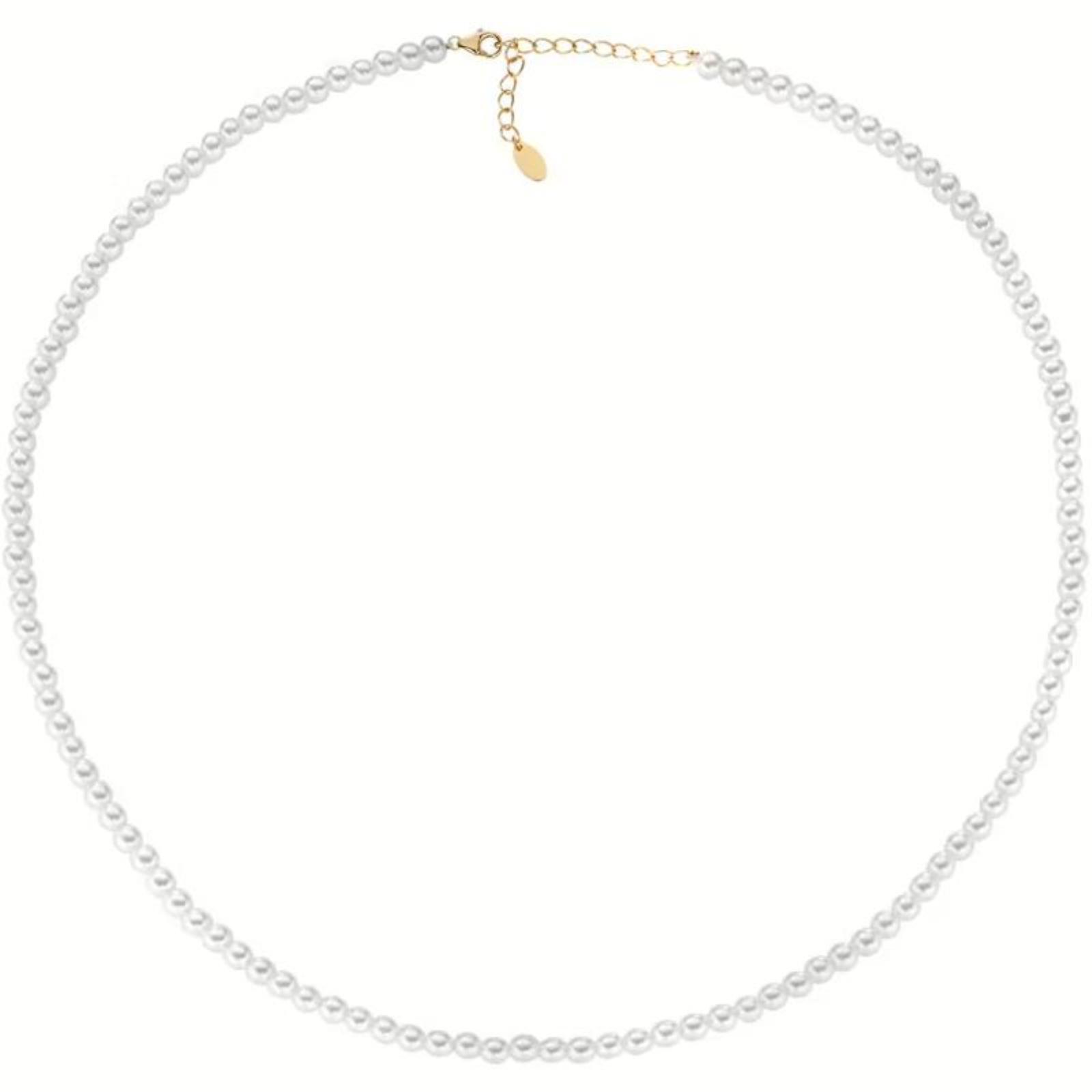 Collana Donna AMEN CLPE40SWGB40 Argento 925 con Perle Swarovski 45 cm