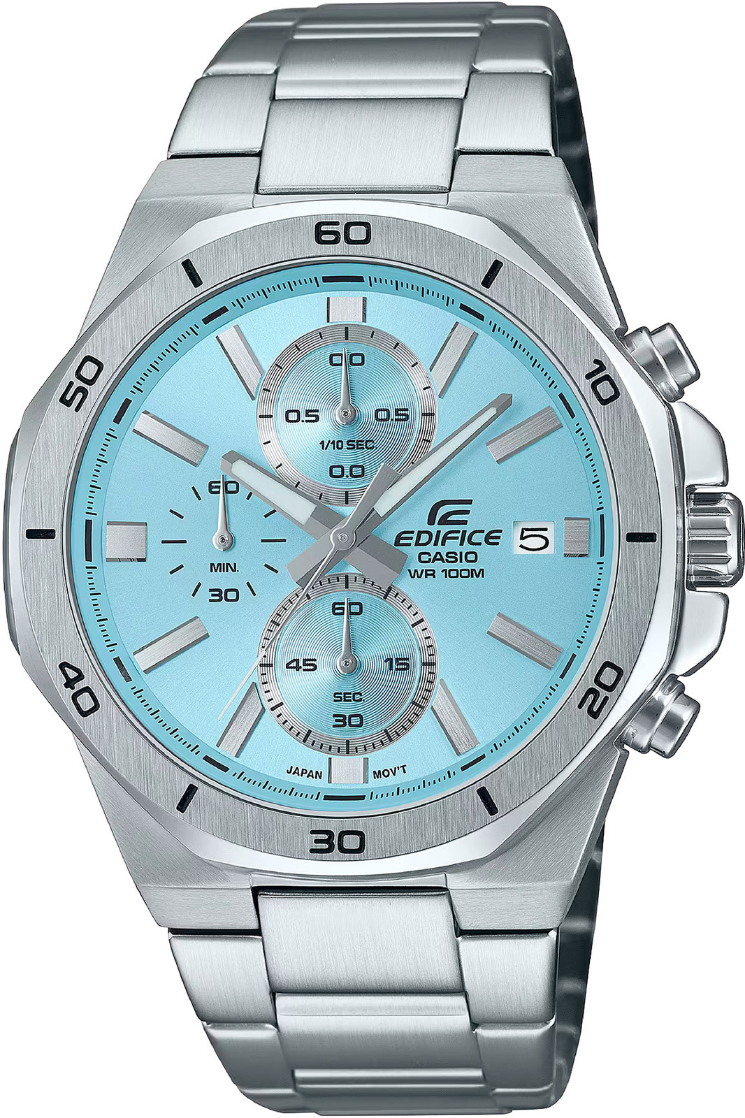 Orologio CASIO  EFV-640D-2BVUEF da Uomo  Turchese in Acciaio INOX
