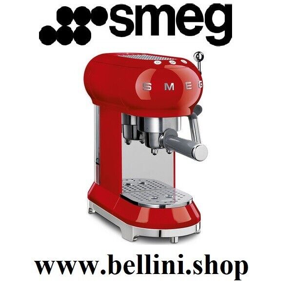 SMEG MACCHINA DA CAFFE’ ESPRESSO ROSSO Estetica 50’s Style