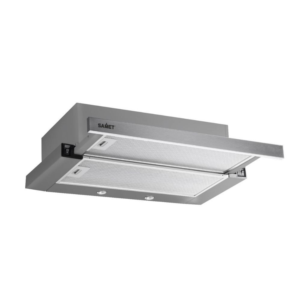 Cappa sottopensile colore inox un motore 60 cm - Slim