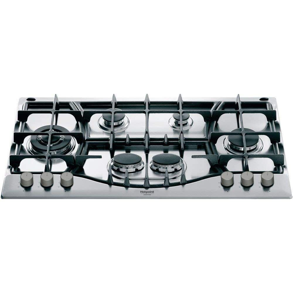 Piano Cottura 6 Fuochi 90 cm Incasso a Gas Inox Hotpoint Ariston PHN961 TS/IX/HA