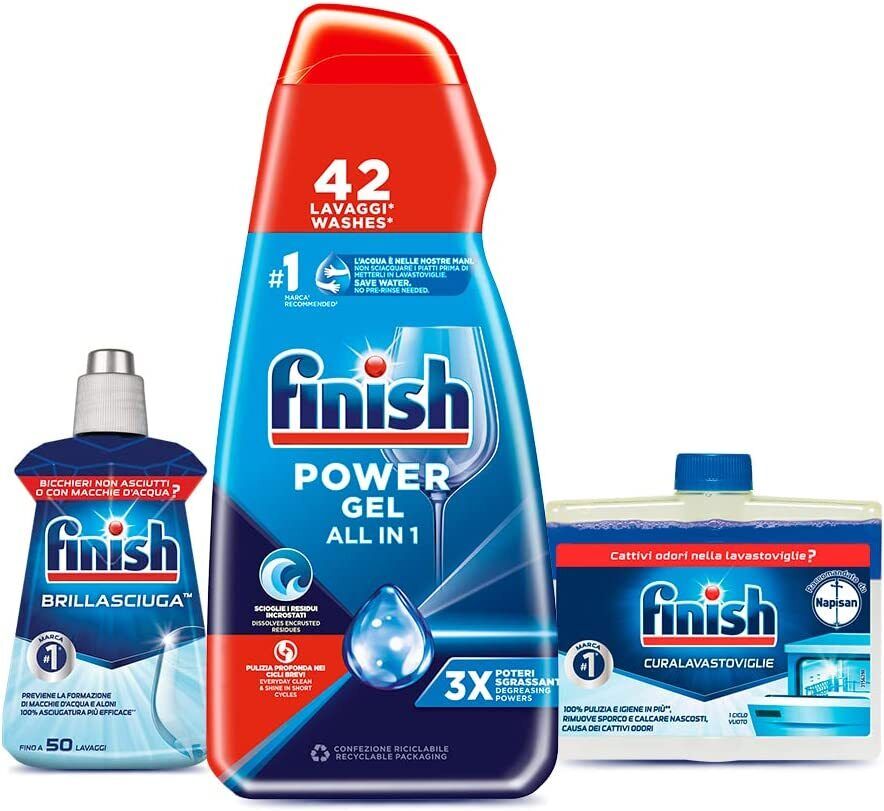 Finish Powergel Fresh 42 Lavaggi Brillantante Curalavastoviglie regular 250ml