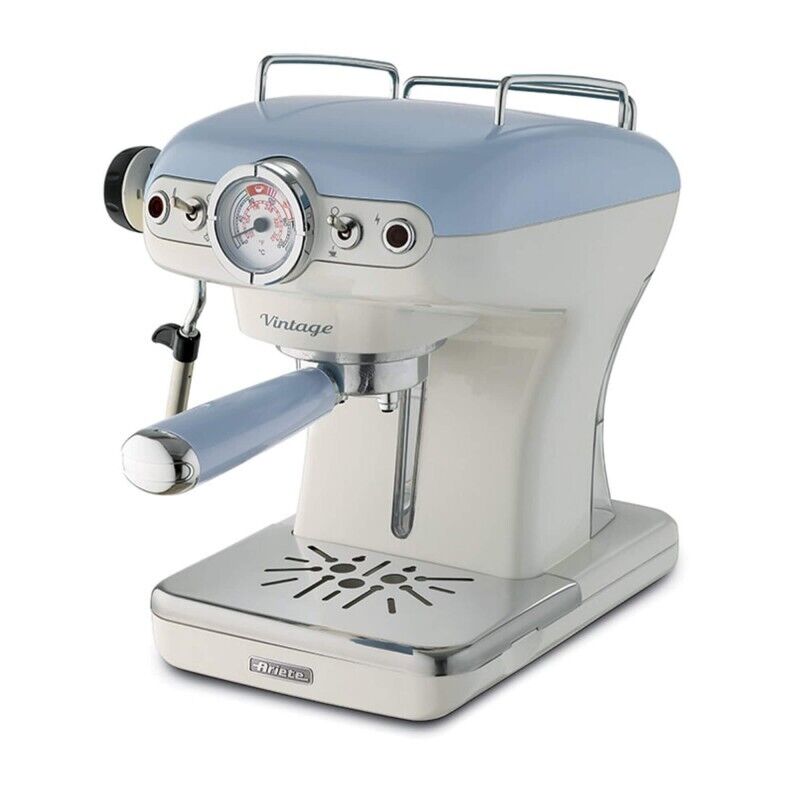Ariete 1389 Macchina da Caffè Espresso di Design 850W Celeste - Rotex
