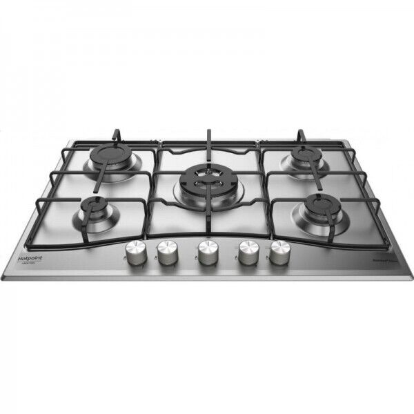 HOTPOINT ARISTON PCN752UIXHA PIANO COTTURA A GAS 5 BRUCIATORI 75CM