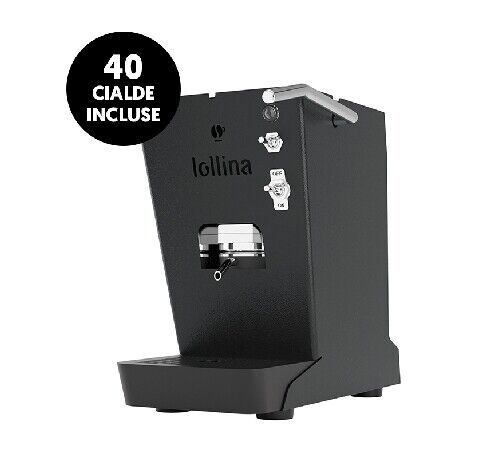 Macchina Caffè Espresso 40 Cialde Incl. Nero - LOLLINANERO Lollina Lollocaffe