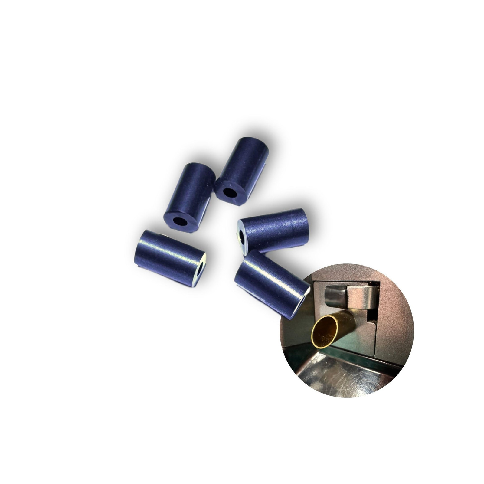 Tubo in silicone compatibile con Powermatic, set da 5 – 5 pezzi di (w4t)