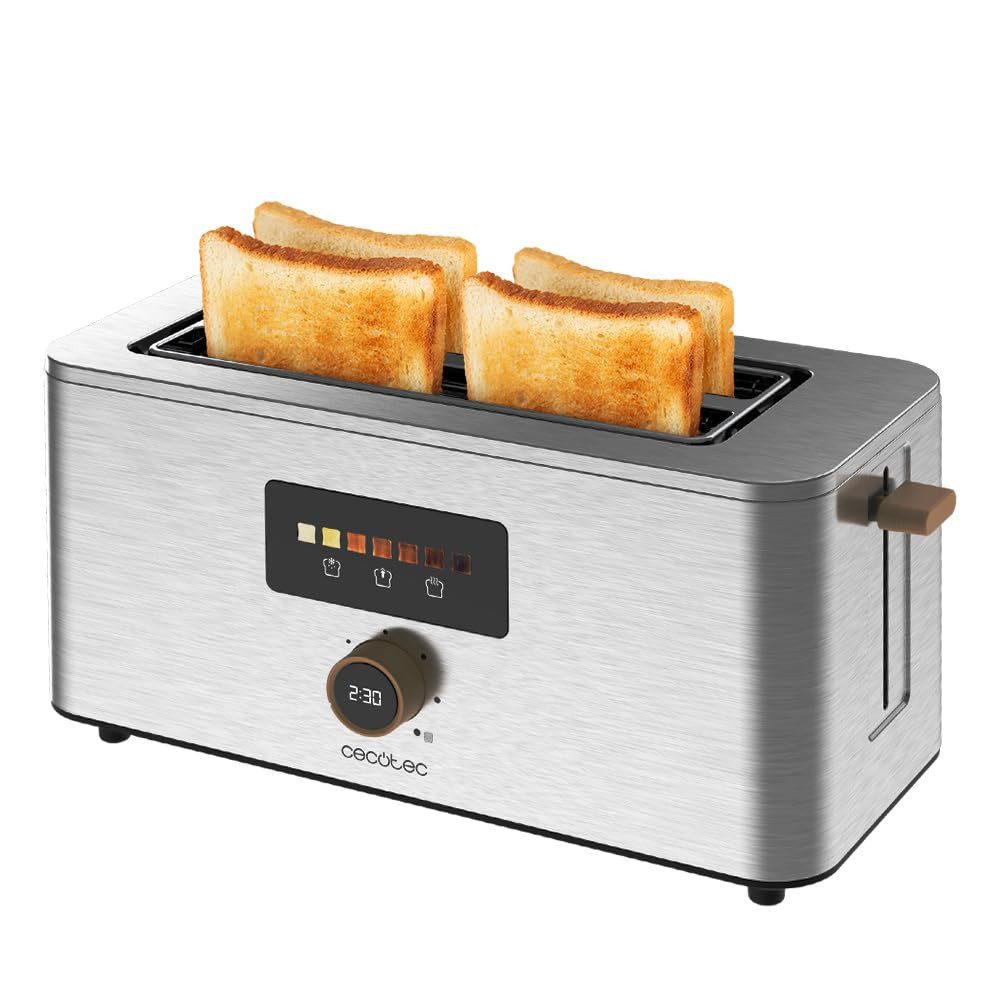 Cecotec Tostadora Vertical 2 Fessure Lunghe Touch&Toast Extra Double. (K9a)