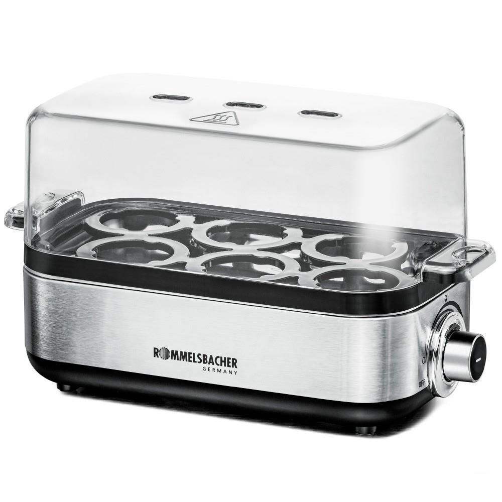 Rommelsbacher ER 600 Cuociuova Acciaio Inox Nero Accessorio Per La Casa