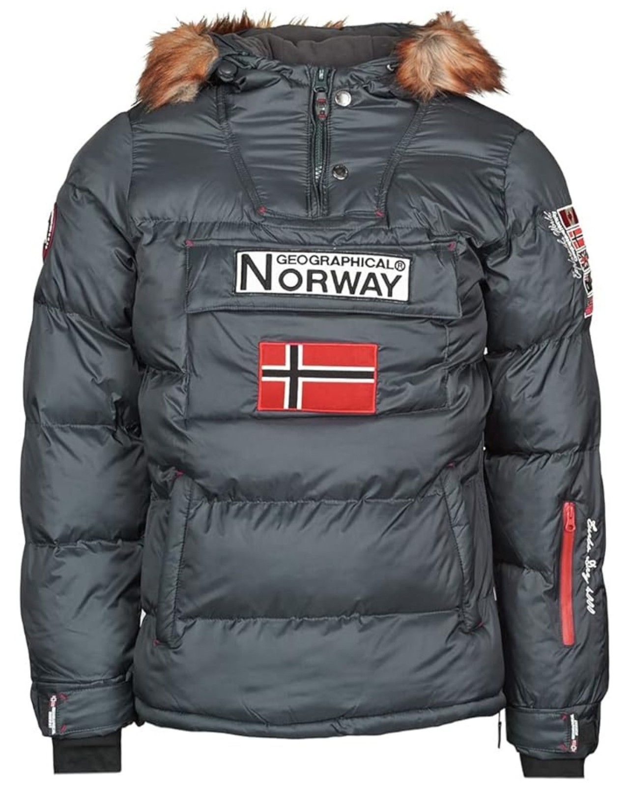 Giubbotto Invernale Geographical Norway Brice Parka   Grigio