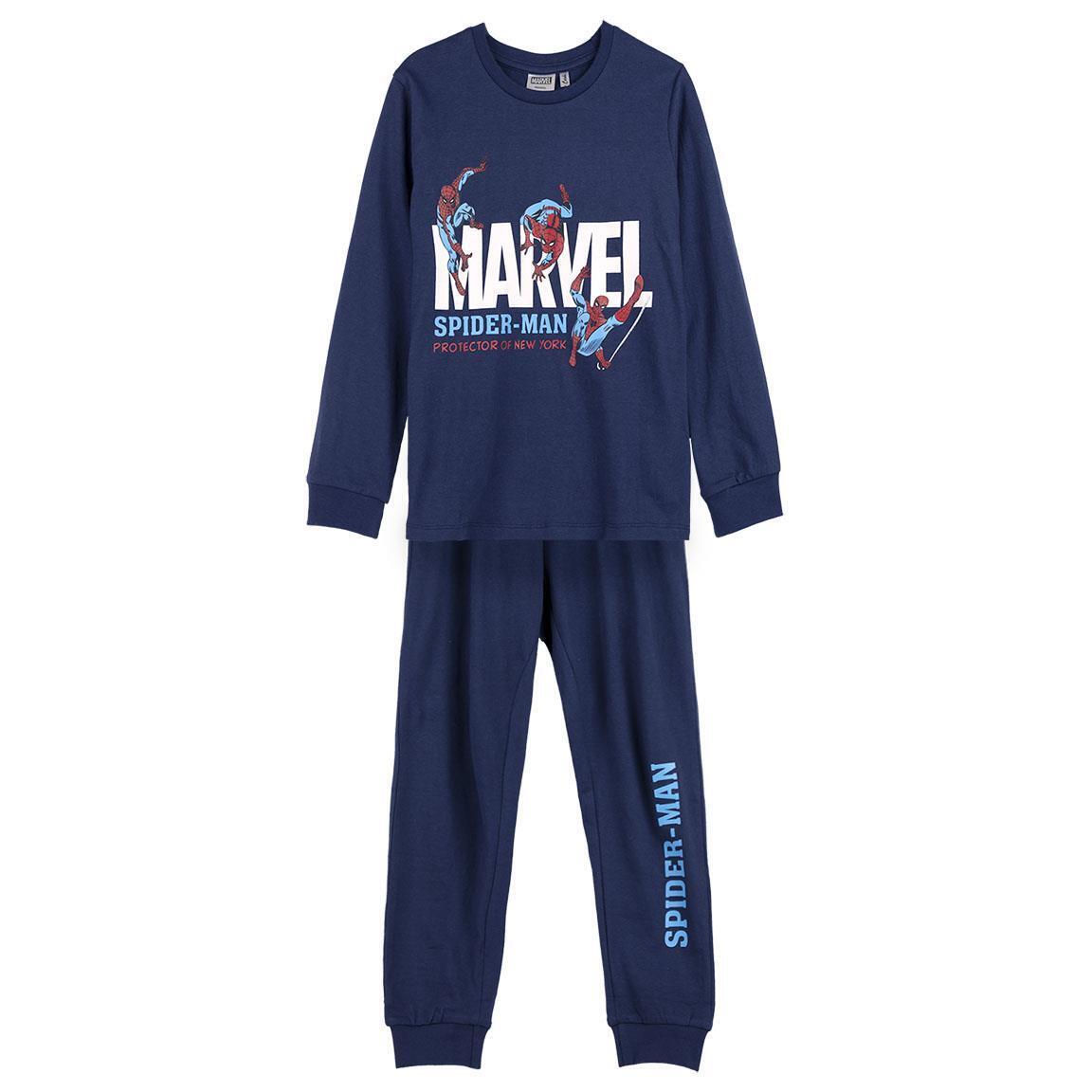 Pigiama Manica Lunga Single Jersey Spider-Man BLU SCURO - 6 Anni | UNISEX CERDà