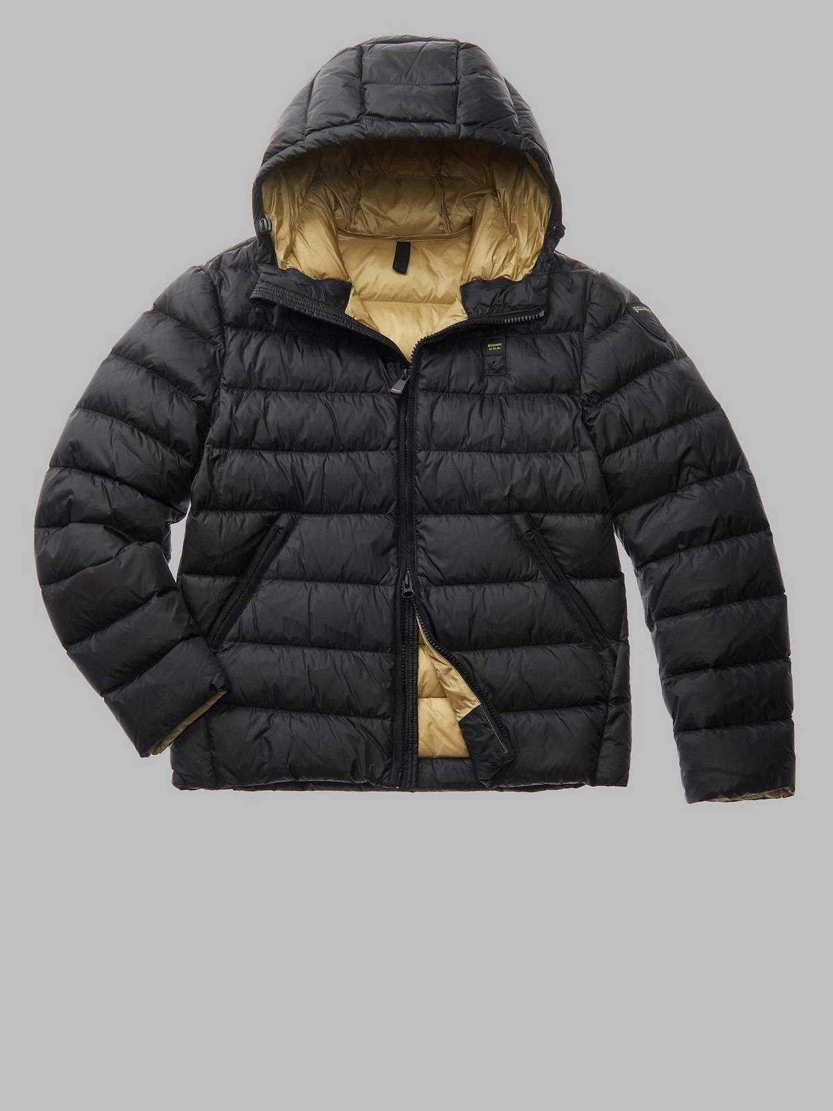 Blauer Piumino Acton Nero - Taglia L Abbigliamento Uomo Giubbotti E Cappotti