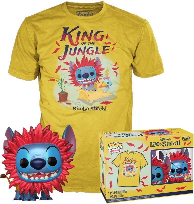 7951750 Abbigliamento Disney: Funko Pop&Tee - Lilo & Stitch Costume - Simba Tg.