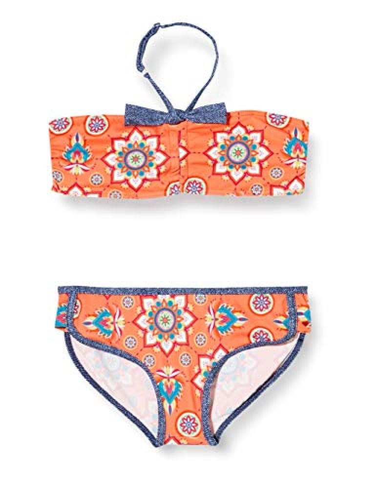 (TG. 176) Fashy Mädchen Bikini, Bambina, Multicolore con Motivo, 176 - NUOVO