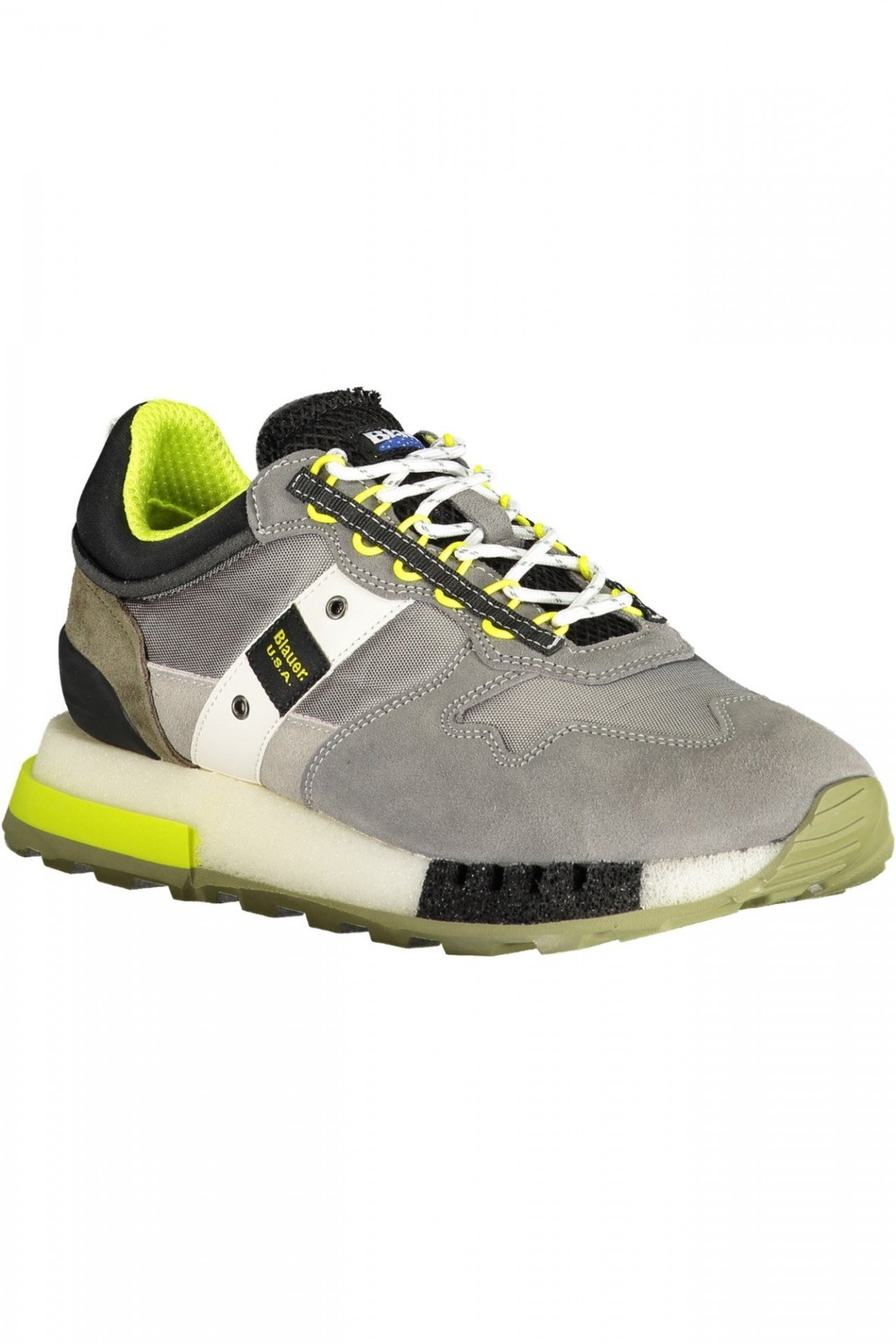 Blauer Calzature Uomo Sneakers Calzatura sportiva Grigio 43 Con Lacci, Dettagli
