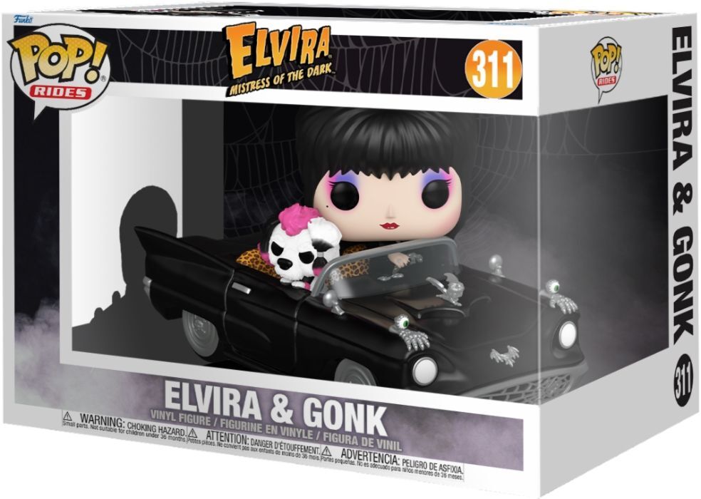 7951748 Merchandising Elvira Mistress Of The Dark: Funko Pop! Rides - Elvira & G