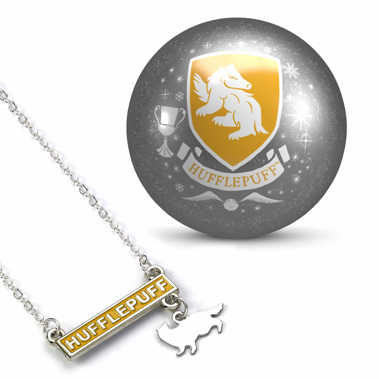 Abbigliamento Harry Potter: The Carat Shop - Hufflepuff (Bauble Necklace / Palla