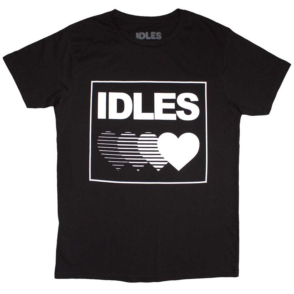 Abbigliamento Idles: Rock Off - Gradient Heart (T-Shirt Unisex Tg. L)