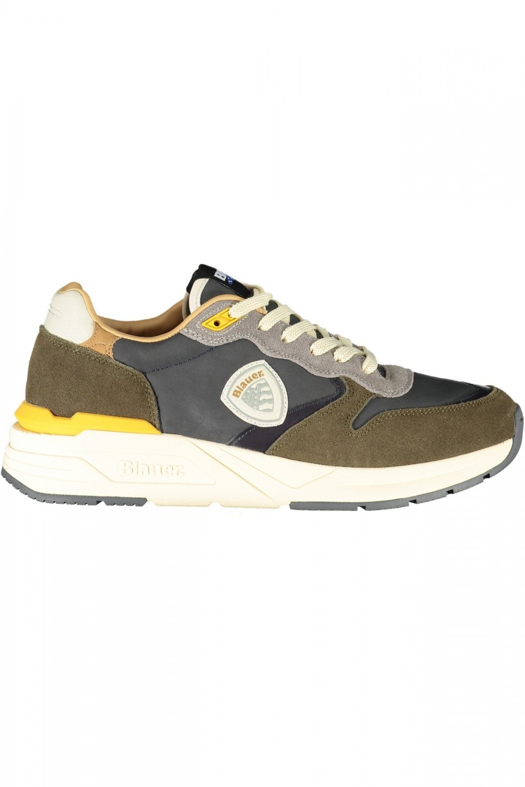 Blauer Calzature Uomo Sneakers Calzatura sportiva Verde 44 Con Lacci, Dettagli A