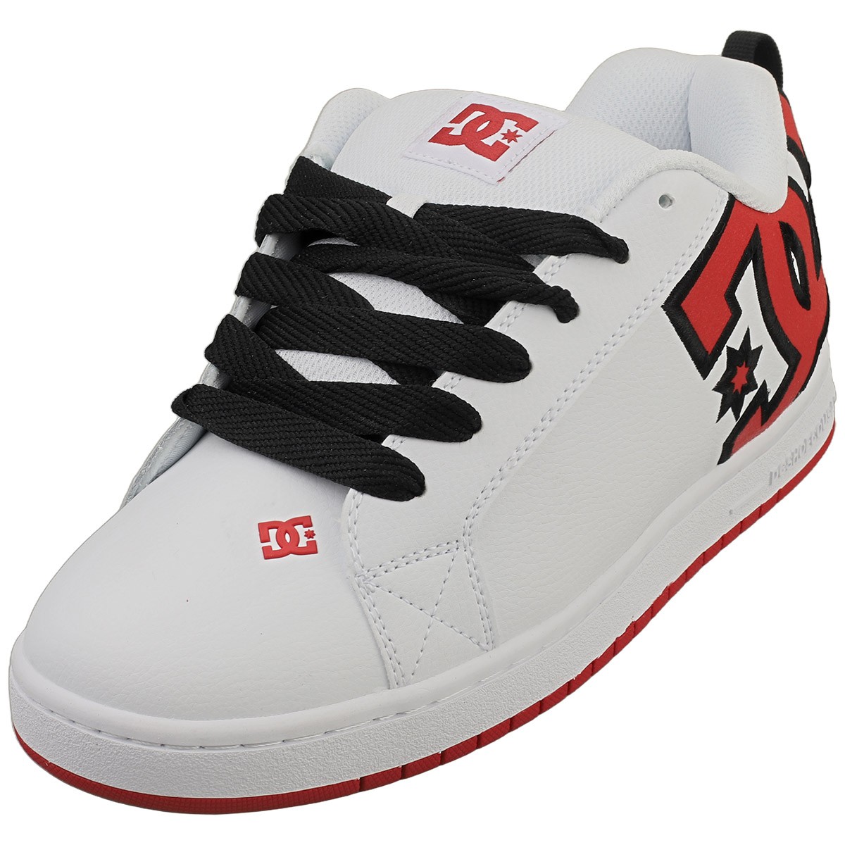 DC Shoes Court Graffiks Biancorossi Uomo - 46 EU