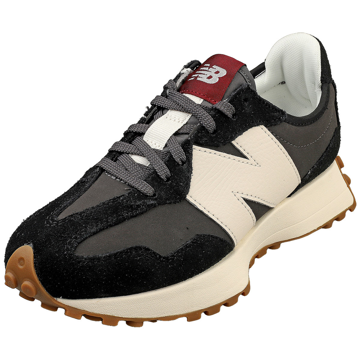 New Balance 327 Donna Nero Grigio Moda Sneaker - 39 EU