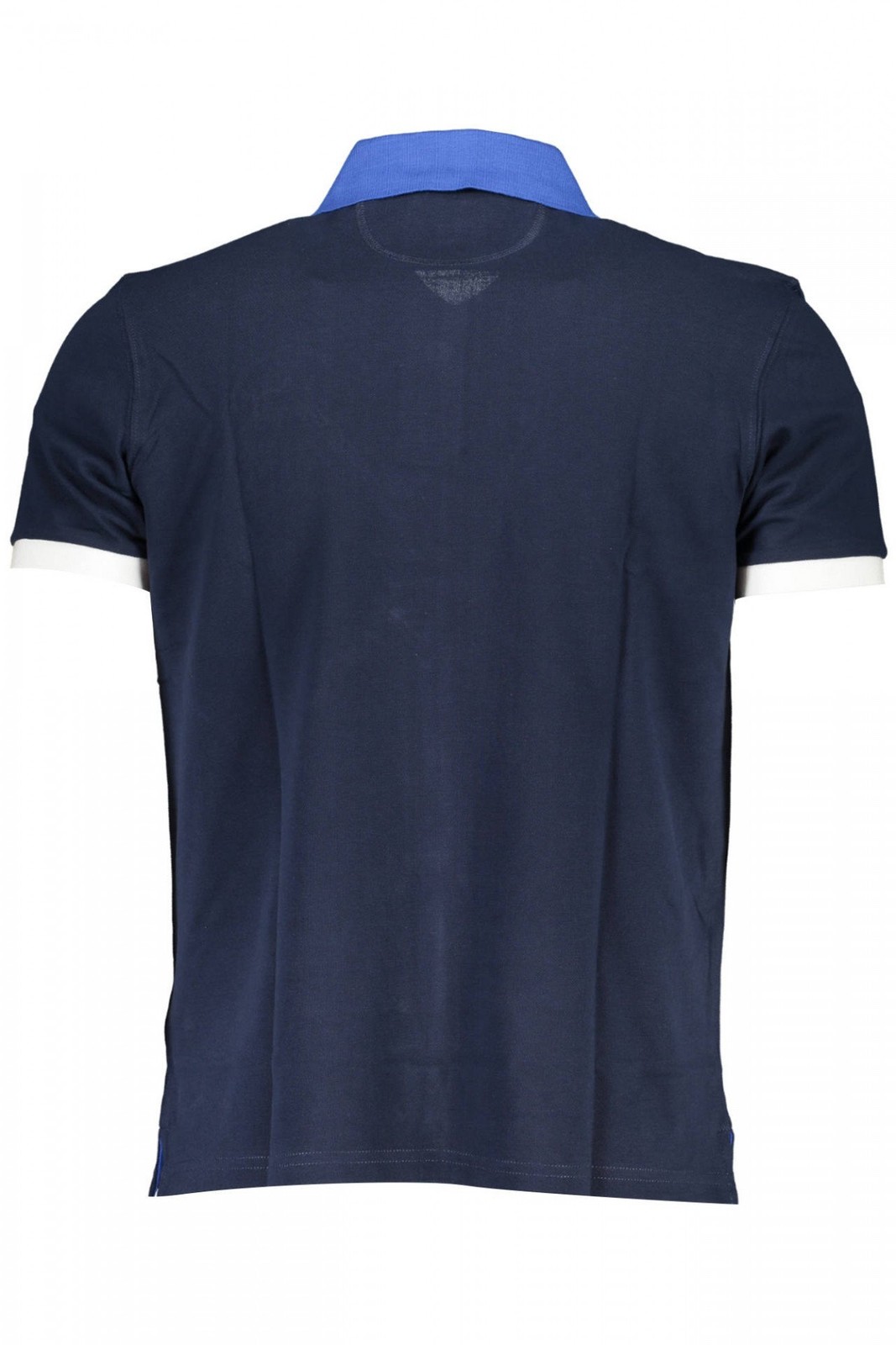 La Martina Abbigliamento Uomo Polo maniche corte Blu L Regular Fit, 2 Bottoni, D