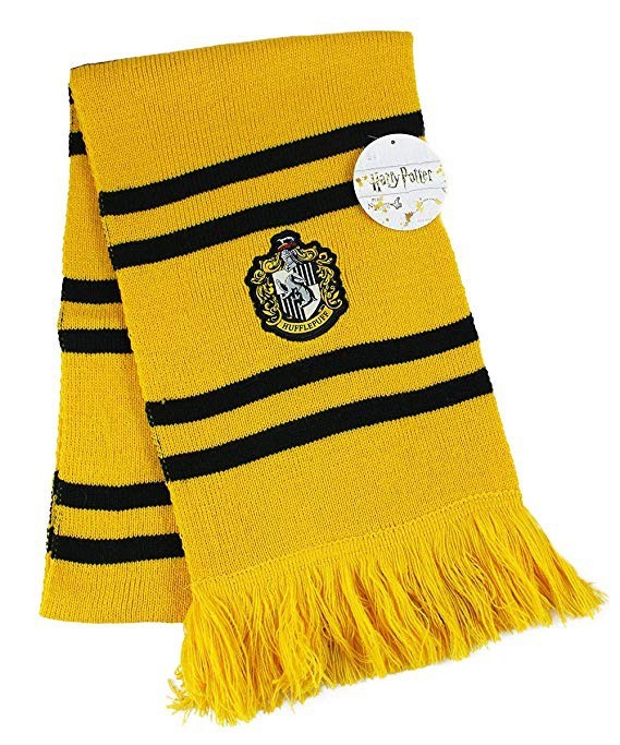 BOX ROTTO Harry Potter SCIARPA Casa TASSOROSSO Gialla Originale WARNER BROS