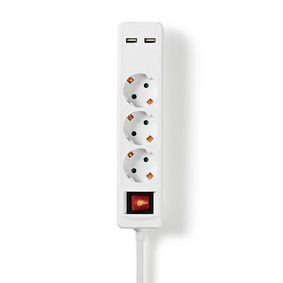 NDS 1,5 METRI Prolunga  Spina Tedesca / Tipo F (CEE 7/7)  3 direzioni    3680 W