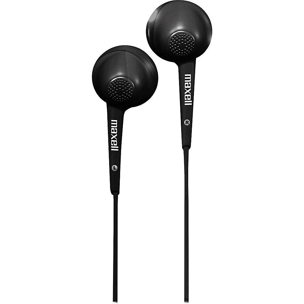 Maxell 191569 JELM-BK Jelleez Earbuds Soft Comfort Fit with Microphone (Black)