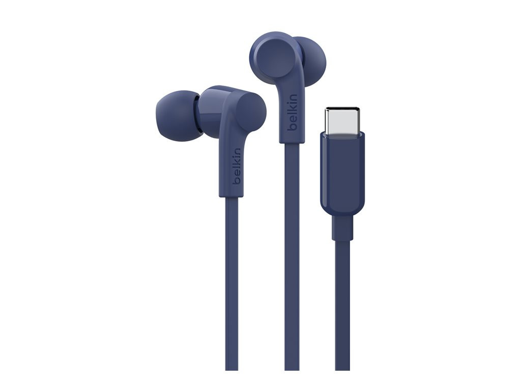 Belkin USB-C EARBUDS W/ADJUSTABLE BLUE Audio Typ C G3H0002HQBLV2