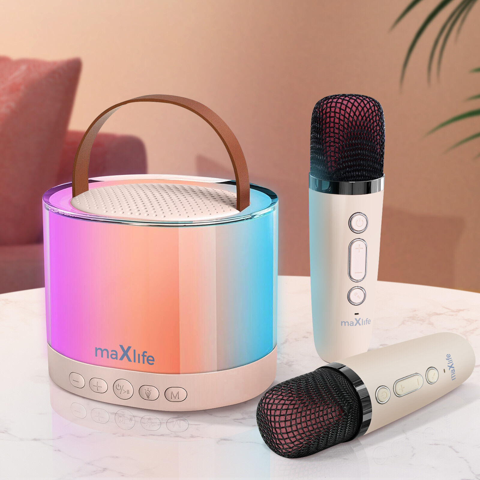 Maxlife, Altoparlante Bluetooth con doppio microfono portatile autonomia 5 ore