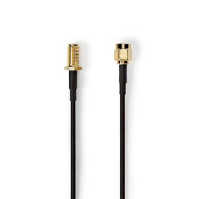 NDS 5 METRI Cavo Antenna  RP SMA maschio  RP SMA femmina  Placcato oro  50 Ohm