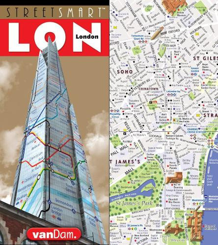 StreetSmart (R) London Map by VanDam: City Center Street Map of London,