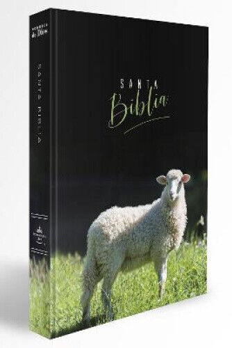 Biblia RVR 1960 letra grande, manual, tapa dura con nombres de Dios, Cordero