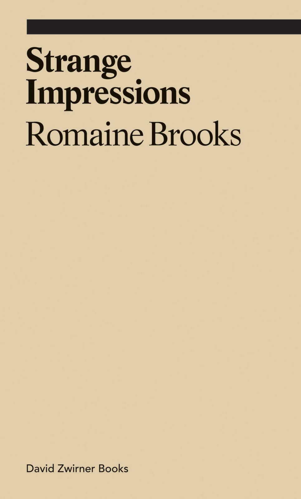 LIbri UK/US Romaine Brooks - Strange Impressions