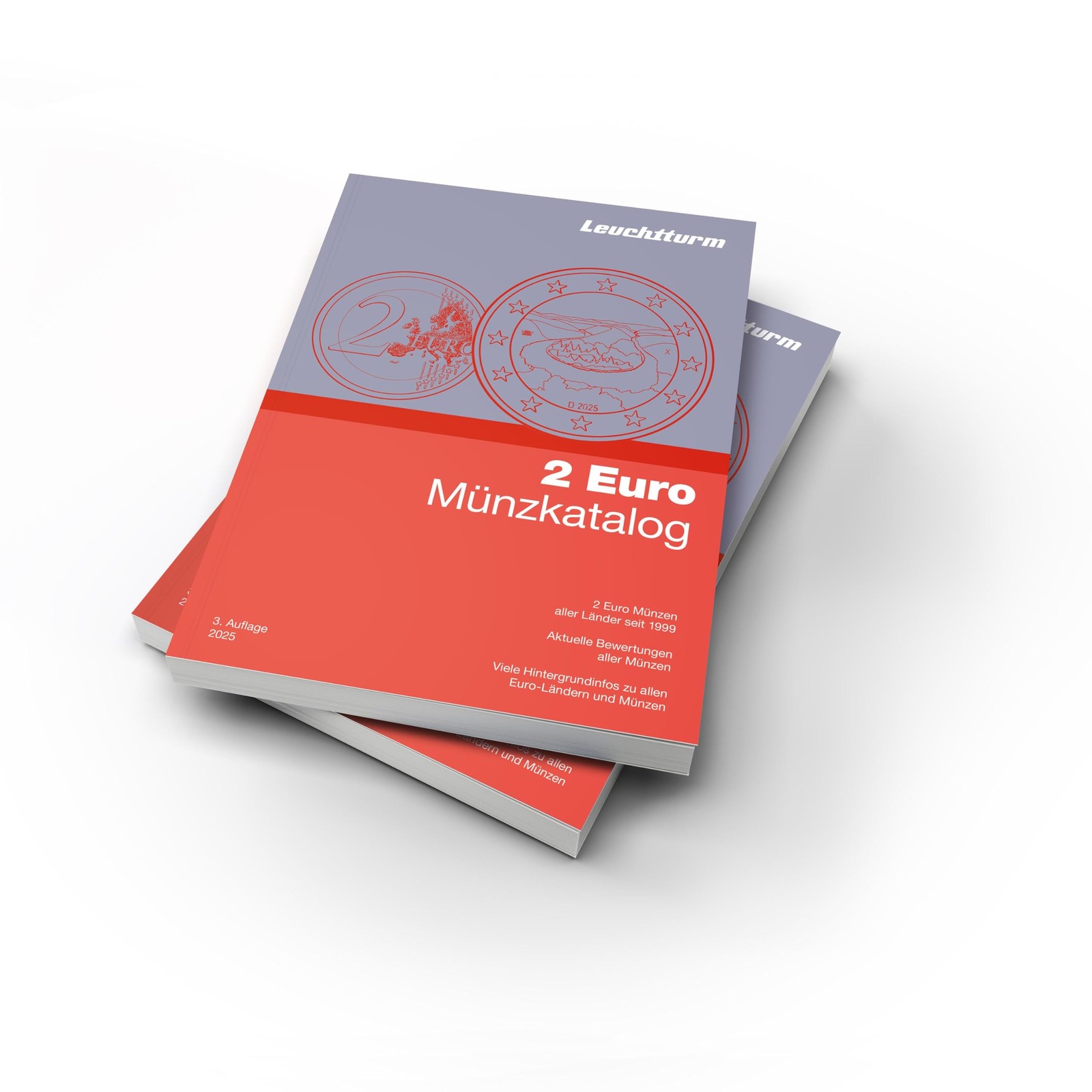 Leuchtturm GmbH 2-Euro-Katalog 2025 Deutsch (Copertina rigida)