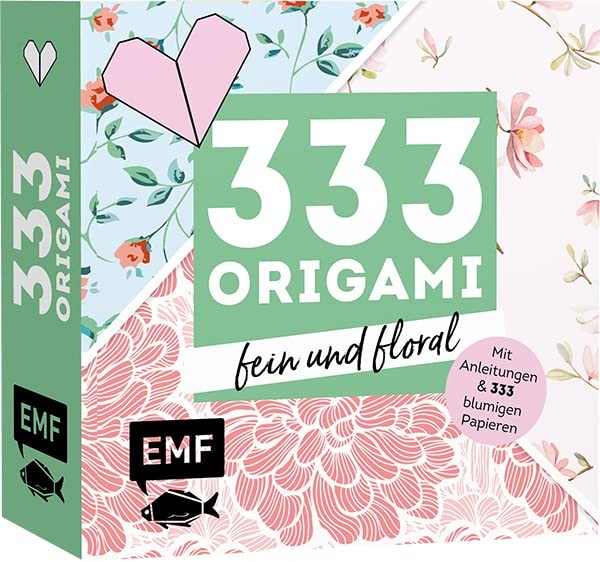 333 Origami – fein und floral: Mit Anleitungen und 333 blumig (Copertina rigida)