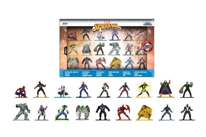Merchandising Marvel: Jada Toys - Giftpack Da Collezione 18 Personaggi In Die Ca
