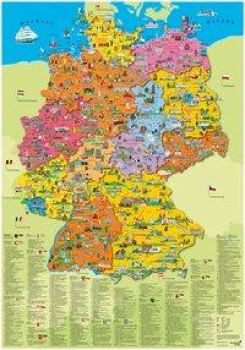Deutschland politisch Poster [German]